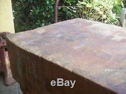 Vintage Maple Butcher Block Table, Kitchen Island Late 1800s