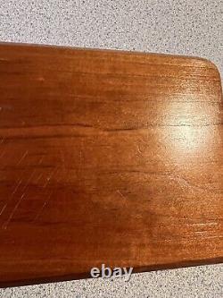 Vintage Native Handmade Cherry Wood Solid Cutting Board/butcher block USA