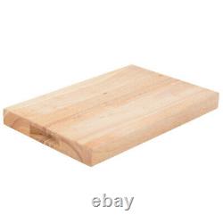 WOOD CUTTING BOARD Commercial Restaurant Solid Rigid Butcher Block Multiple Size