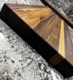 Walnut Cutting Board Butchers Block Handmade Solid Hardwood