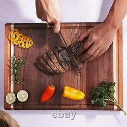 Walnut Cutting Board, Wooden Butcher Block, Meat Chopping Board for Kitchen