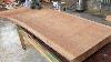 Watch The Mesmerizing Process Of Crafting A Huge Dining Table From A Solid Wood Block