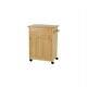 Winsome Beechwood Butcher Block Kitchen Cart In Natural Finish