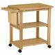 Winsome Utility Butcher Block Kitchen Cart Wood In Natural Finish