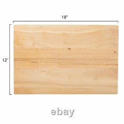 Wood Commercial Restaurant Solid Cutting Board Butcher Block New MULTIPLE SIZES