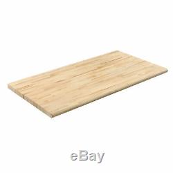 Workbench Top Maple Butcher Block Safety Edge, 60 W x 30 D x 1-3/4 Thick