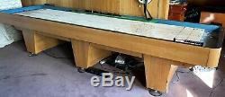 12 Pieds Shuffleboard Table Arcade Jeu Butcher Block Bois