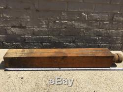 4 Antique Painted Butcher Block Table Jambes De La Collection De Fellenz