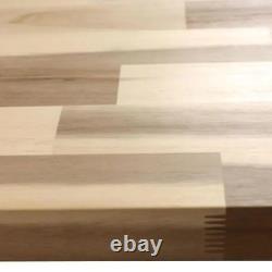 Acacia Non Finie 4 Ft. L X 25 In. D X 1,5 Po. T Butcher Block Countertop