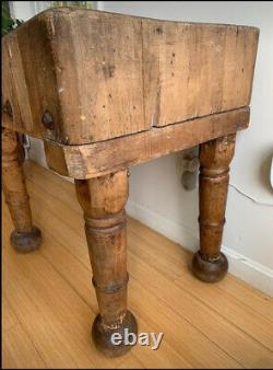 Bâton De Boucher Antique Table Boston Ma Primitive Farmhouse Furniture Decor