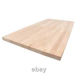 Birch 5 Pi. L X 30 Po. D X 1,5 Po. T Butcher Block Comptoir De Bureau En Clair