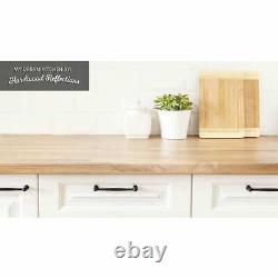 Birch 5 Pi. L X 30 Po. D X 1,5 Po. T Butcher Block Comptoir De Bureau En Clair