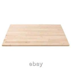 Birch 5 Pi. L X 30 Po. D X 1,5 Po. T Butcher Block Comptoir De Bureau En Clair