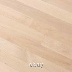 Birch 5 Pi. L X 30 Po. D X 1,5 Po. T Butcher Block Comptoir De Bureau En Clair