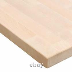 Birch 5 Pi. L X 30 Po. D X 1,5 Po. T Butcher Block Comptoir De Bureau En Clair