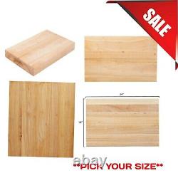 Choisissez Votre Taille Wood Commercial Restaurant Solid Cutting Board Butcher Block Nouveau