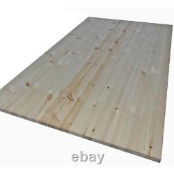 Comptoir de boucher non marqué en bloc de 0,71 x 24 x 60 panneau de projet en pin Allwood