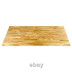 Edsal 72 X 30 Érable Butcher Block Wood Workbench Top 2 Du Compte