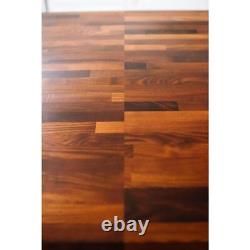 Hardwood Reflection Countertop 6x39 Block De Boucher Cendre Non Fini Avec Bord Facile