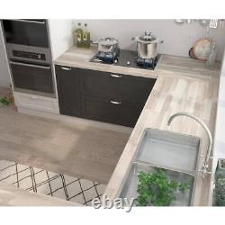 Interbuild Butcher Block Countertop Square Edge Compatibilité Bois Massif