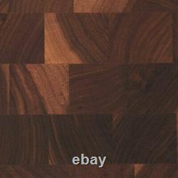 John Boos Walnut Wood Edge Grain Réversible Cutting Board, 18 X 12 X 1,75 Pouces