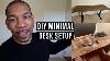 Minimal Diy Butcher Block Top Desk Tour