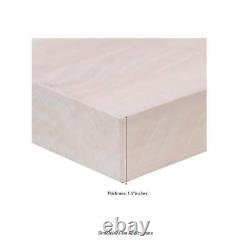 Msi Butcher Block Countertop Heat/scratch Resistant Solid Wood Dans Pres Chalk