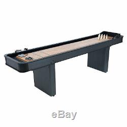 Nouveau 2 En 1 Shuffleboard Bowling Table Arcade Jeu Butcher Block Bois Vintage