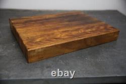 Planche à découper en bois de boucherie vintage Comptoir d'antiquités Outil de cuisine de comptoir