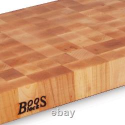 Planche à découper en bois de bout d'érable de grande taille John Boos pour cuisine 20 x 15 x 2,25