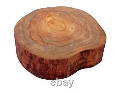 Planche à découper en bois de rose massif lourd de 6,2 KG, de 10 à 12 pouces