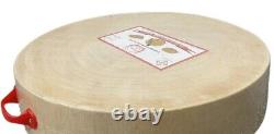 Planche à découper en bois de tamarin de grande taille pour cuisine, planche à découper, bloc de boucher de 44 cm.