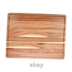 Planche à découper en bois extra large de 24 x 18 pouces, bloc boucher de 1,2 pouces d'épaisseur.