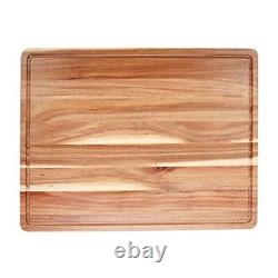 Planche à découper en bois extra large de 24 x 18 pouces, bloc de boucher d'une épaisseur de 1,2 pouces
