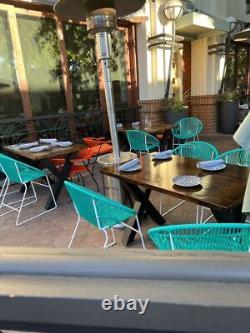 Plateaux de table en bois d'hévéa pour restaurant, bistro, café, pub et bar