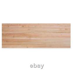 Swaner Block Butcher Countertop 7' X 30 Maple Solid Wood Eased Edge