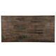 Table De Restaurant Rectangulaire De Style Bloc De Boucher De 30'' X 60'' En Bois D'espresso