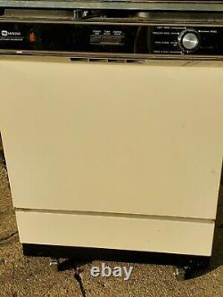 Vintage Maytag Jet-clean Lwc504 Lave-vaisselle Portable Véritable Bloc De Boucher En Bois