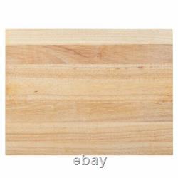 Wood Commercial Restaurant Solid Cutting Board Butcher Block Nouvelles Tailles Multiples